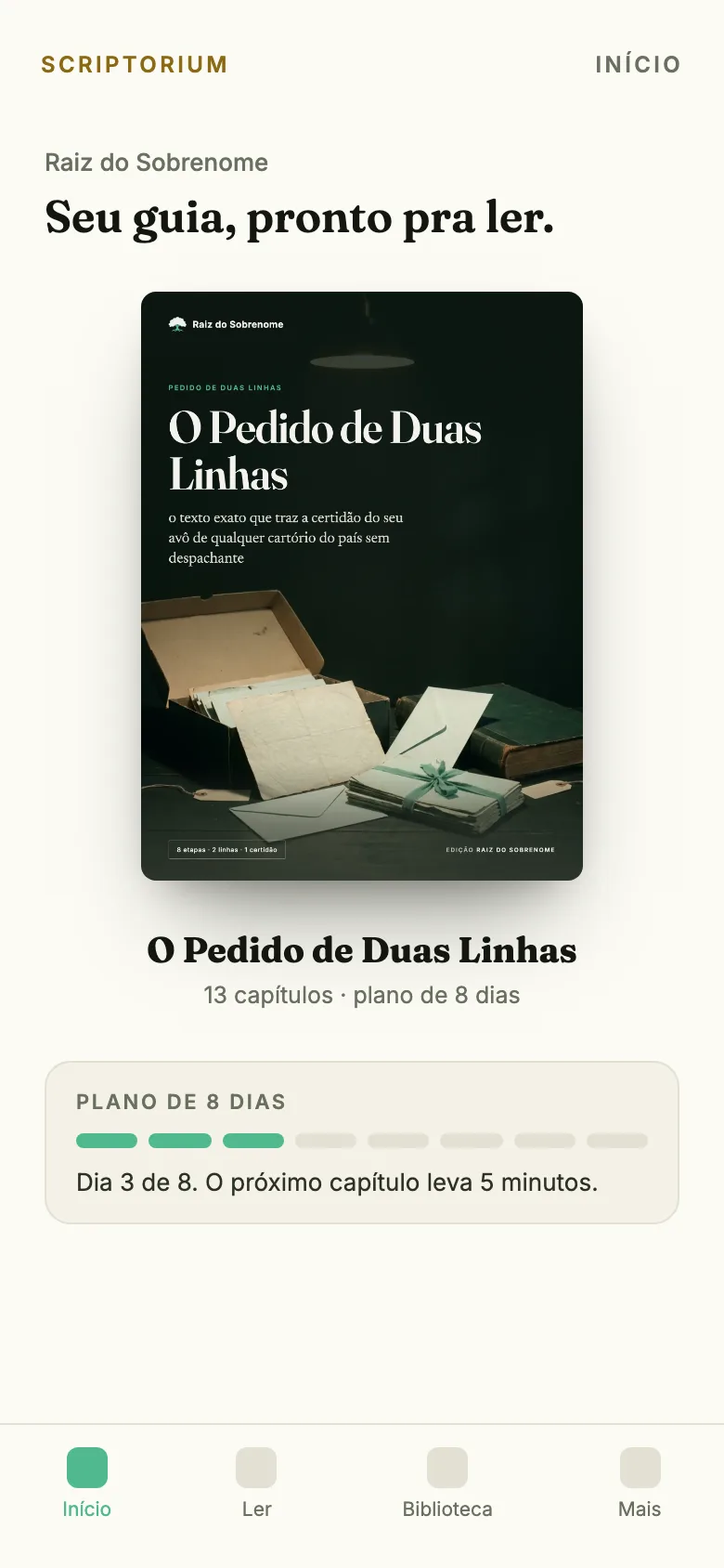 Capa do ebook O Pedido de Duas Linhas
